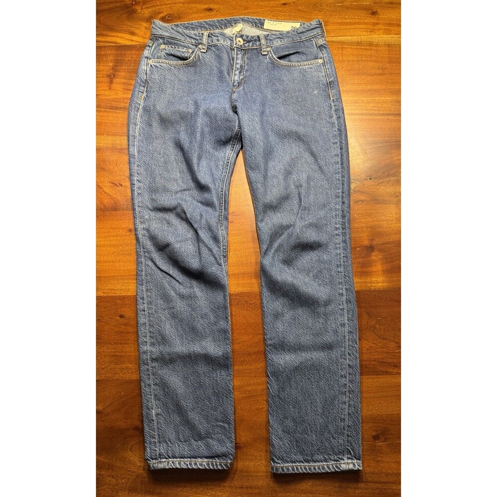 Rag & Bone Dre Low Rise Boyfriend Jeans Women’s Sz 26 Lily Lyocell Denim Soft